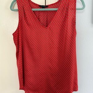 Banana Republic Red Sleeveless Top